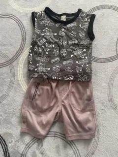 タンクトップとショートパンツセット 80cm