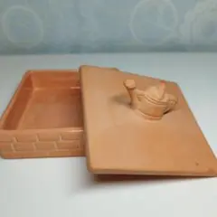 未使用品　小物入れ　テラコッタ　インテリア　じょうろ
