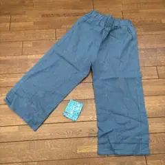 新品　阿波しじら織　涼しい　9分丈パンツ　徳島県指定無形文化財