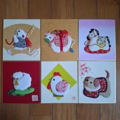 押し絵6枚セット