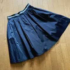 UNITEDARROWS ユナイテッドアローズ　タフタ　膝丈フレアスカート