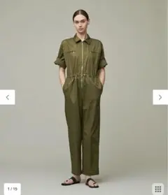 uncrave リネンコットンチノオールインワン