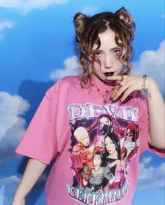 ピンク　RE.　仲里依紗 3rdアニバーサリーツアーTシャツ ライブ　グッズ