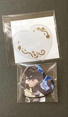 NARUTO マリンルック　うちはイタチ　ハート　缶バッジ