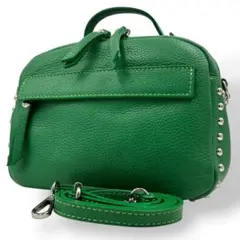 ✨極美品✨　ローラディマジオ　ショルダーバッグ　2way レザー　グリーン　緑