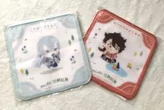新品未開封　わんぱく　刀剣乱舞　江雪左文字　陸奥守吉行　タオルハンカチ 2枚