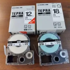 KING JIM TEPRA PRO テープカートリッジ 12mm 18mm