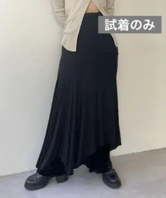 pasterip Irregular hem cut skirt パセリ