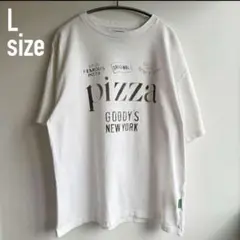 The Phantom Pizza ヘビーウェイト Tシャツ ホワイト Lサイズ
