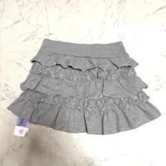 未使用！TRALALA ティアードフリルミニスカート スウェット素材 平成 姫系