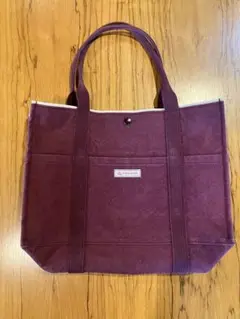 工房尾道頒布　ショルダートート　バッグ 小豆