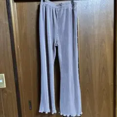 ANDJ フレアプリーツパンツ