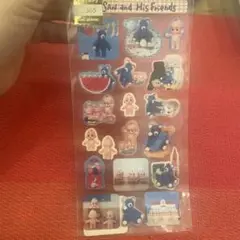 San and His Friends キューピーステッカー レア