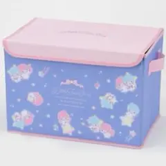 新品　サンリオ　リトルツインスターズ　フタ付き収納ボックス　キキ&ララ