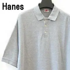 Hanes　半袖ポロシャツ