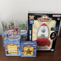 トイストーリー 一番くじ ラストワン グラス 保安官バッジ セット