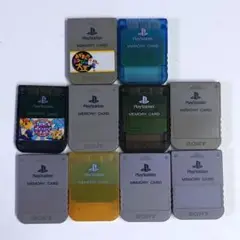 ソニープレイステーション1用　メモリーカード10個セットplaystation1