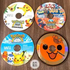 wii専用ソフト纏め売り ポケパーク イナズマイレブン 太鼓の達人