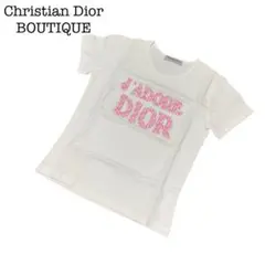 【Christian Dior BOUTIQUE】半袖白色Tシャツ 春夏