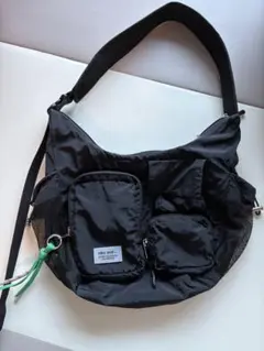 <美品>ニコアンド　ナイロンショルダーバッグ　パッカブルマルチショルダーバッグ