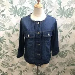 GR705 ikka デニムジャケット レディース M