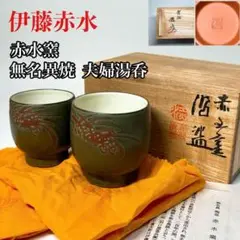人間国宝 伊藤赤水 窯元 無名異焼 湯呑 2個セット 共箱付き Amazon | 人間国宝 伊藤赤水 窯元 無名異焼 湯呑 2個セット 共箱