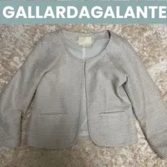 GALLARDAGALANTE ガリャルダガランテ ノーカラージャケットベージュ