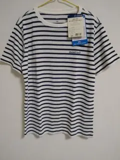 【新品、タグ付き☆】mont-bell ストライプ Tシャツ 140