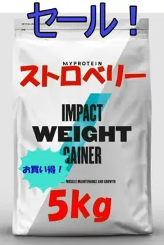 【セール!】お買い得5kg! ウエイトゲイナー ストロベリー