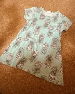イエローフェイス　ワンピース　パイナップル　120