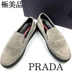 PRADA スリッポン スニーカー スエードレザー レディース