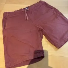 X-Large エクストララージ　コットンイージーハーフパンツ　ワイン