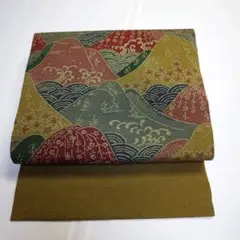 名古屋帯 (ちりめん)・(未使用品)