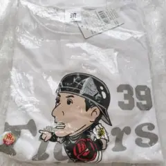 阪神タイガース矢野燿大選手、監督イラストTシャツ 39番ホワイト フリー
