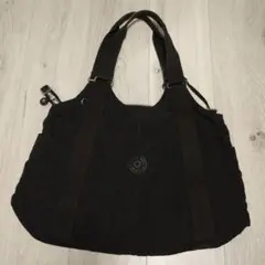 Kipling キプリング ナイロン　トートバッグ　黒