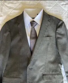 THE SUIT COMPANY セットアップスーツ　グレー（ネクタイ一本付き）