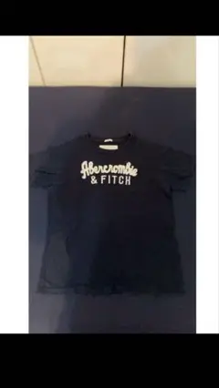 アバクロ　メンズ　Tシャツ　ネイビーカラー