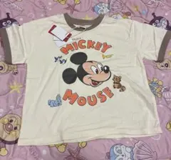 リトシー　littc ミッキー　半袖Tシャツ 120cm レトロブック