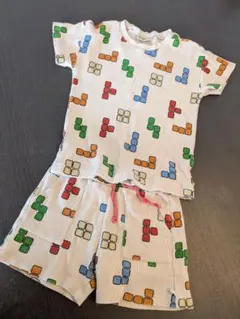 CARLIJNQ Blox-crewneck Tシャツ＆ハーフパンツ セット