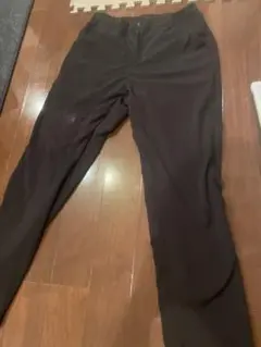 ブラック　ワークパンツ ゴムウエスト　股下72cm