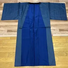 ネイビー 総柄 和柄 和風 着物 浴衣 昭和 大正 レトロ アンティーク