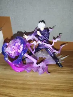 五条悟　アクションフィギュア 紫 黒 エフェクト付き　箱無し