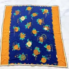 極美品✨ランバン スカーフ ショール ストール バンダナ ボタニカル 花柄
