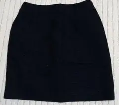 冬生地 ブラック タイトスカート ミニスカート M 美品 激安 キャバ嬢 ギャル
