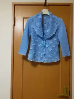 ノコオーノ　ジャケット　水色　サイズ38