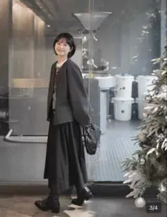 ノーカラーコート