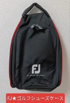 【SALE】 フットジョイ ゴルフ シューズケース 赤 黒