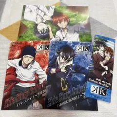 アニメＫ　八田美咲　伏見猿比古 ブロマイド　カード　ブックマーカー