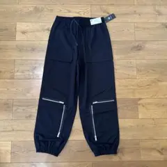 GU×UNDERCOVER アンダーカバー ジップジョガーパンツ L ブラック