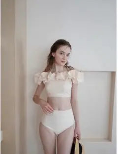 Ameri VINTAGE - 【新品未開封】Acka frill design swim wear